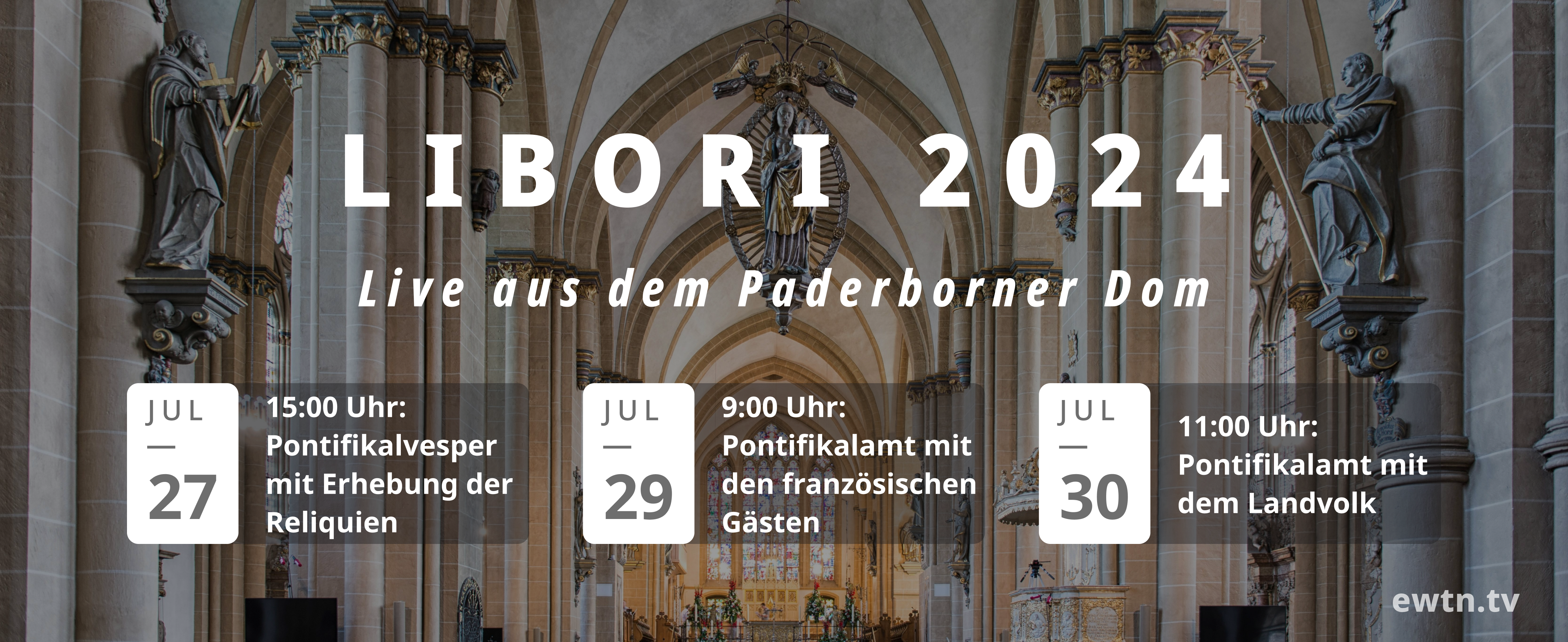 Libori 2024 aus dem Paderborner Dom